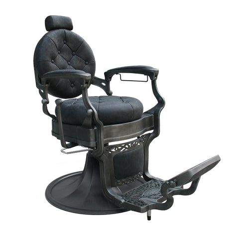 Silla de barbería elegante Full Black.